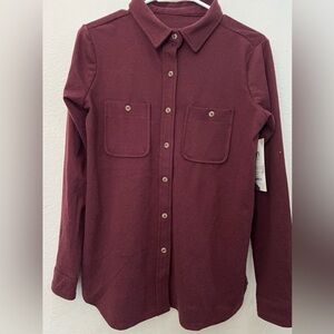 Dictionary Shirt Flannel Button Men’s - Long Sleeve Size S